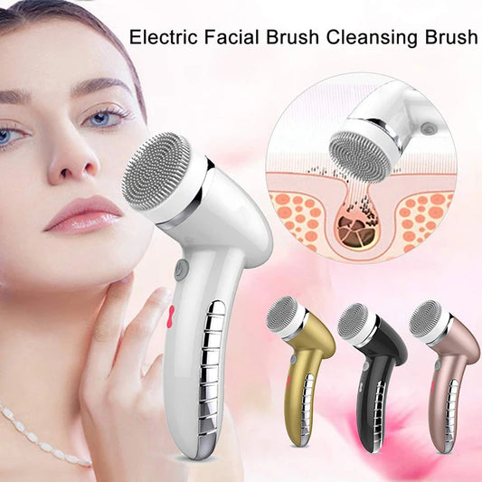 4-in-1 Rotating Facial Cleansing Brush